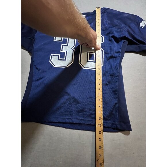 Vintage Russell Athletic '90s Penn State Mesh Football Jersey XL Blue USA - Picture 14 of 16